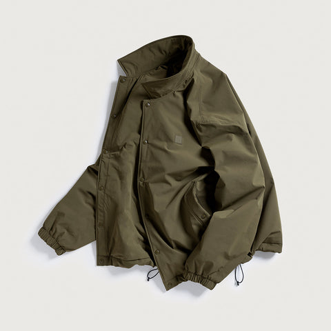 CØ14 Insulated Coaches Jacket showcase | variant:dark olive