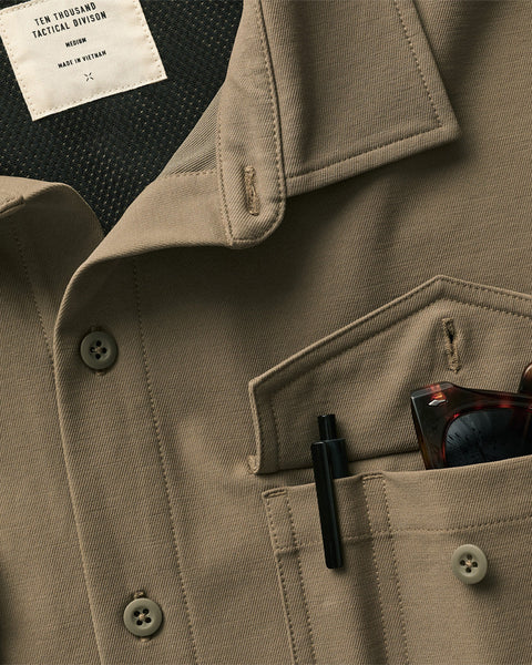 Field Overshirt showcase | variant:flat dark earth