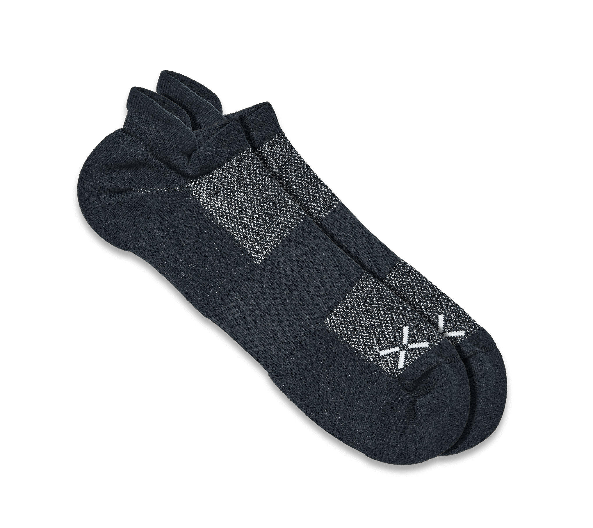 Ankle Sock 2 Pack - Black/no-show