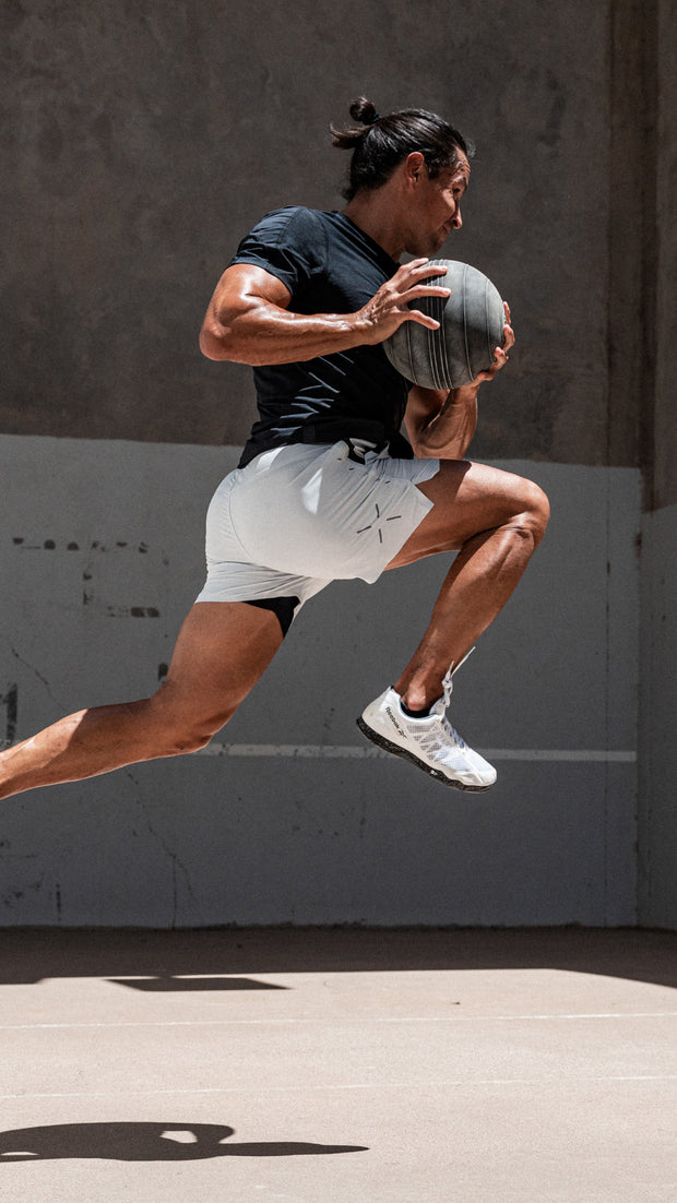 10 POCKETS LOGO SHORT LEGGINGS(MEN) Lサイズ Hot-Selling-Quality-Gym-