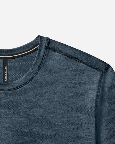 CamoKnit Shirt showcase | variant:admiral blue