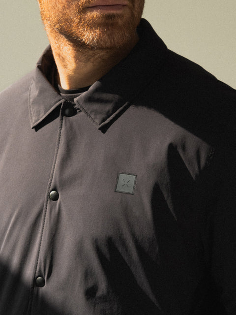 CØ14 Insulated Coaches Jacket showcase | variant:black