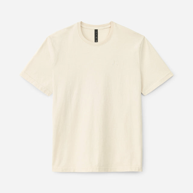 Garment-Dyed Logo Tee - Bone