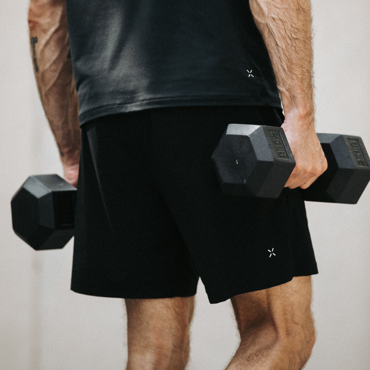 メンズウェア TNRCN ALL OR NOTHING SHORTS BLACK IntervalShort_7in_Black_Front_