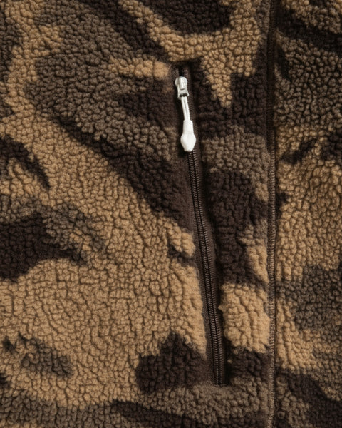 CØ Camp Sherpa Jacket showcase | variant:brown-camo