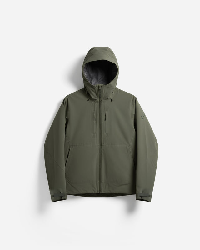 Tactical Waterproof Shell Jacket - OD Green