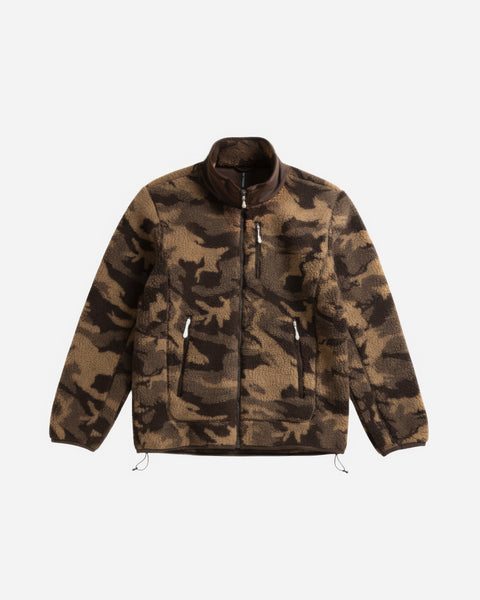 CØ Camp Sherpa Jacket showcase | variant:brown-camo
