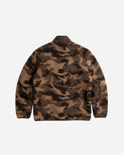 CØ Camp Sherpa Jacket showcase | variant:brown-camo