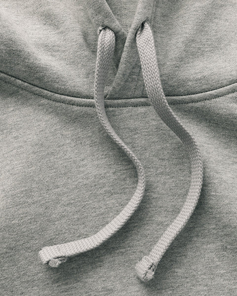 Heavyweight Core Hoodie showcase | variant:medium heather grey