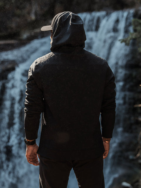 Tactical Waterproof Hoodie showcase | variant:iron
