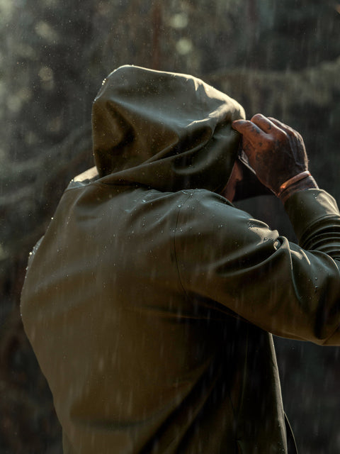 Tactical Waterproof Hoodie showcase | variant:od green