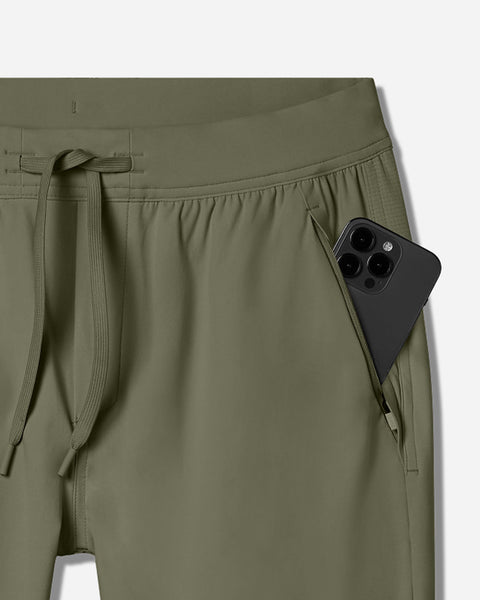 Interval Pant showcase | variant:od green
