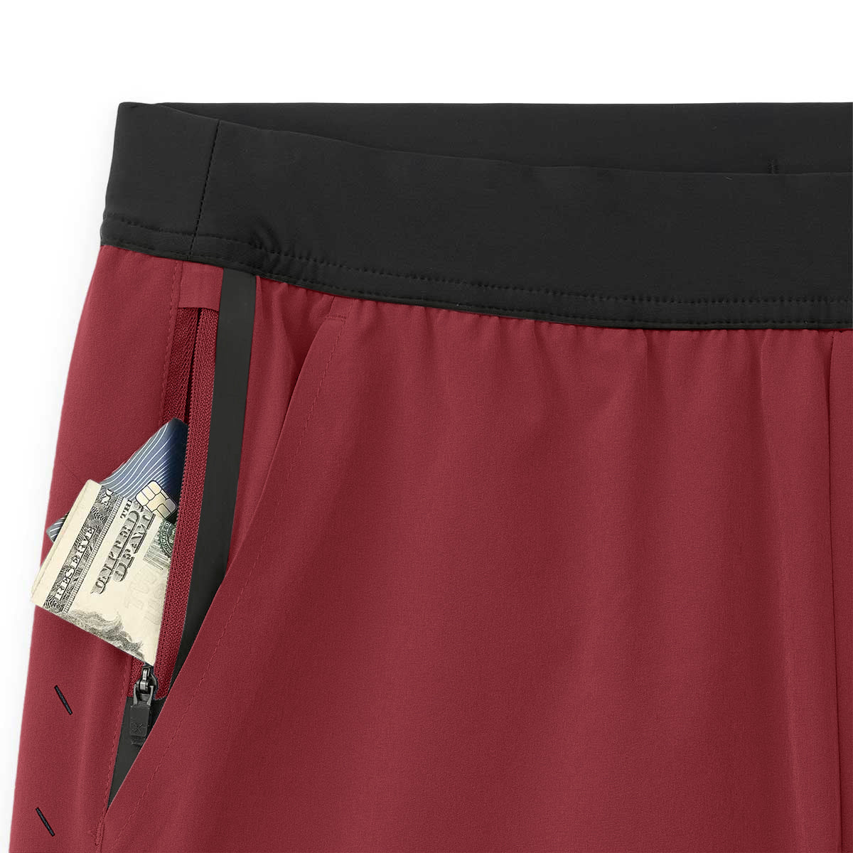 Interval Short (Liner) - Brick Red