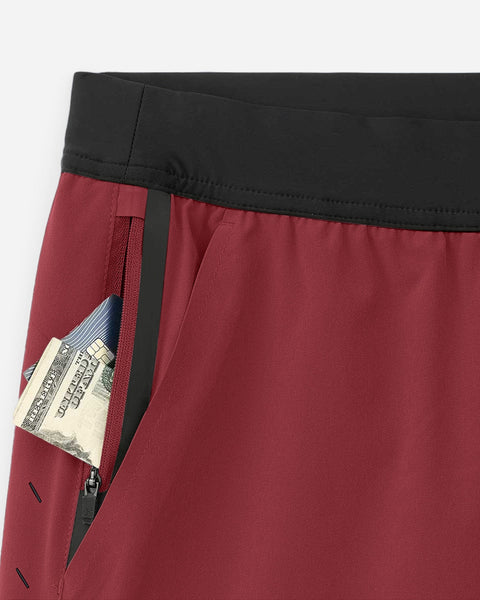 Interval Short showcase | variant:brick red