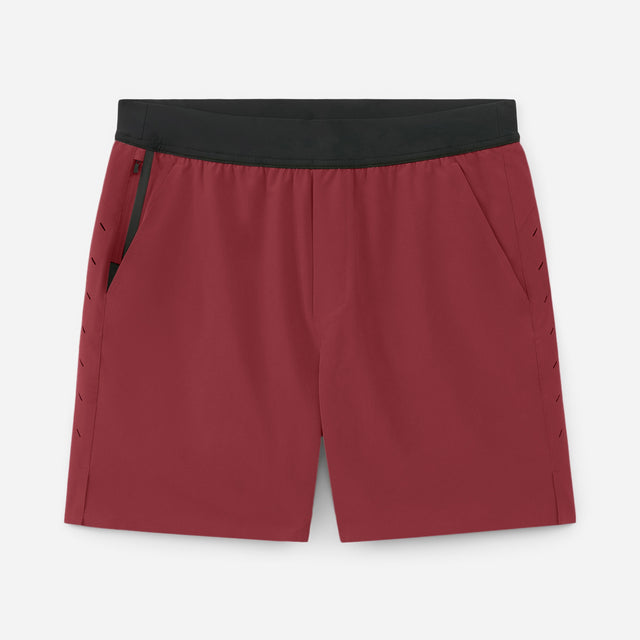 Interval Short (Liner) - Brick Red/7-inch