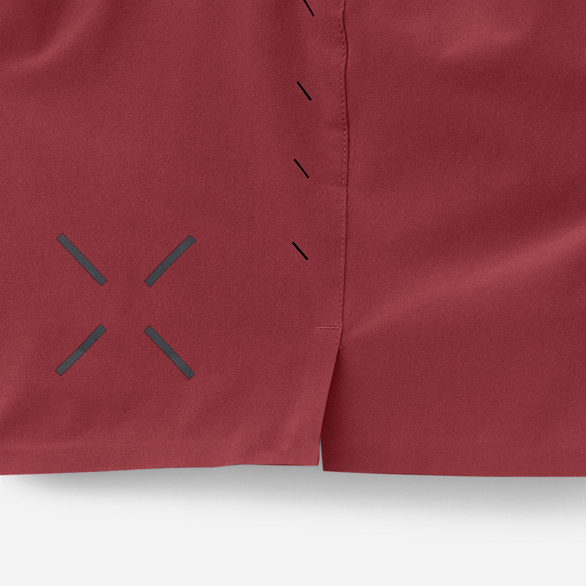 Interval Short (Liner) - Brick Red
