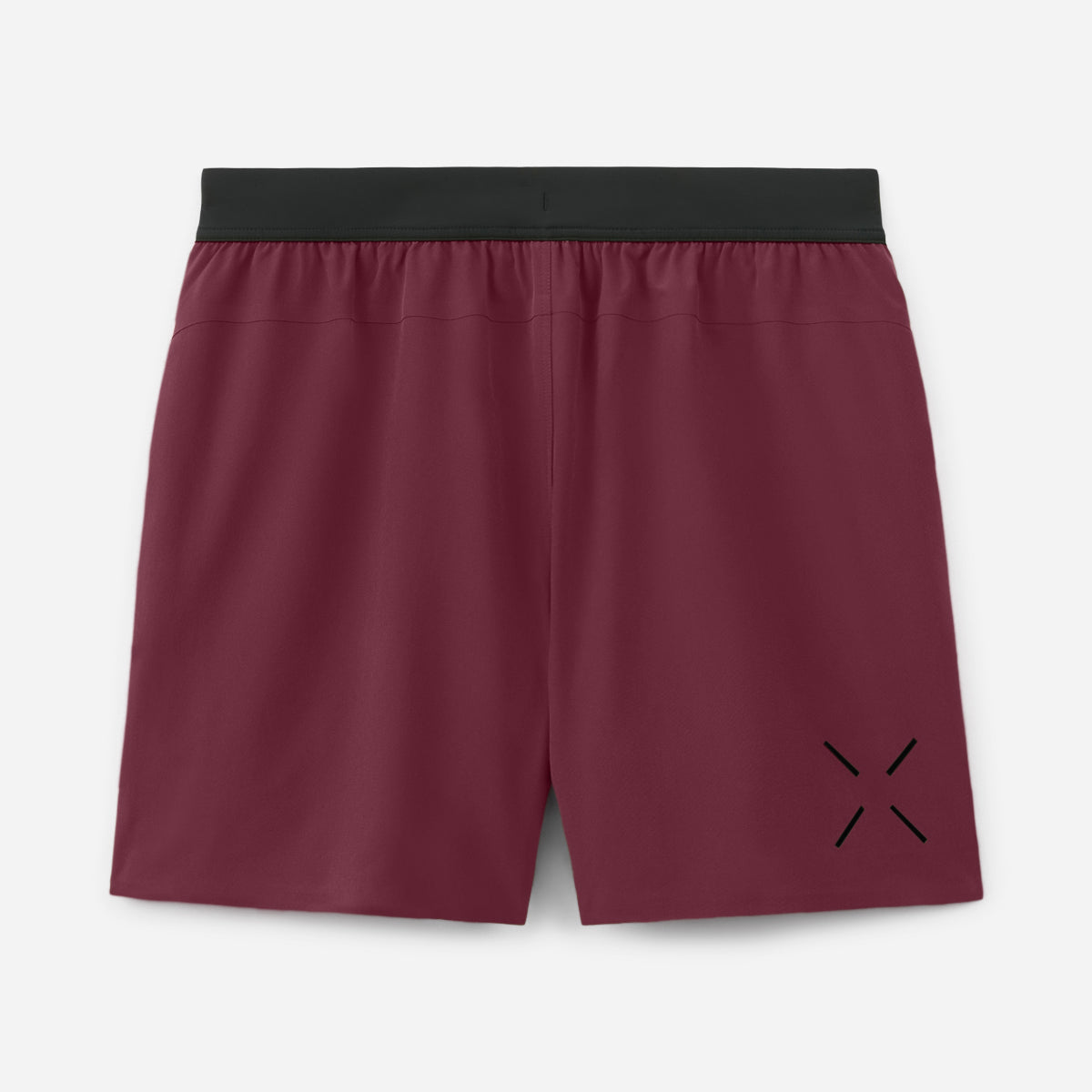 Interval Short (Liner) - Maroon/7-inch
