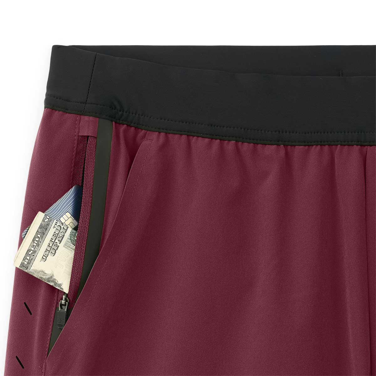 Interval Short (Liner) - Maroon