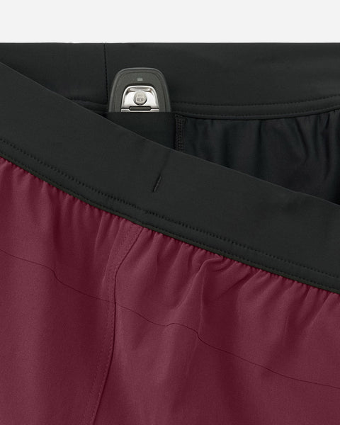 Interval Short showcase | variant:maroon