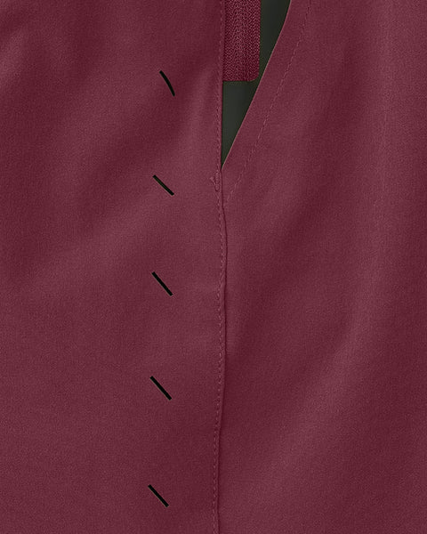 Interval Short showcase | variant:maroon