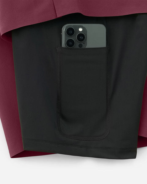 Interval Short showcase | variant:maroon
