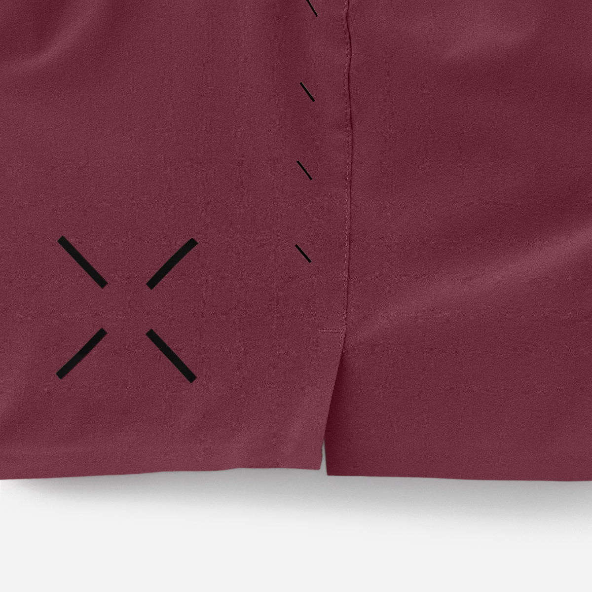 Interval Short (Liner) - Maroon