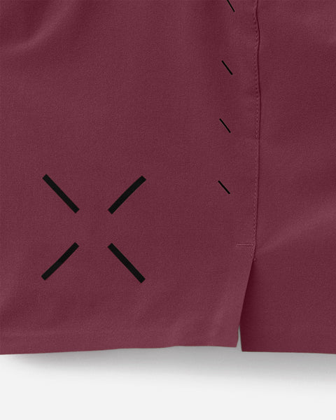 Interval Short showcase | variant:maroon