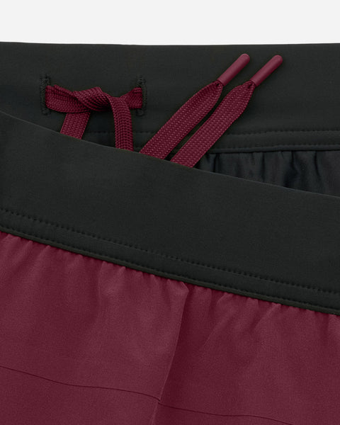 Interval Short showcase | variant:maroon