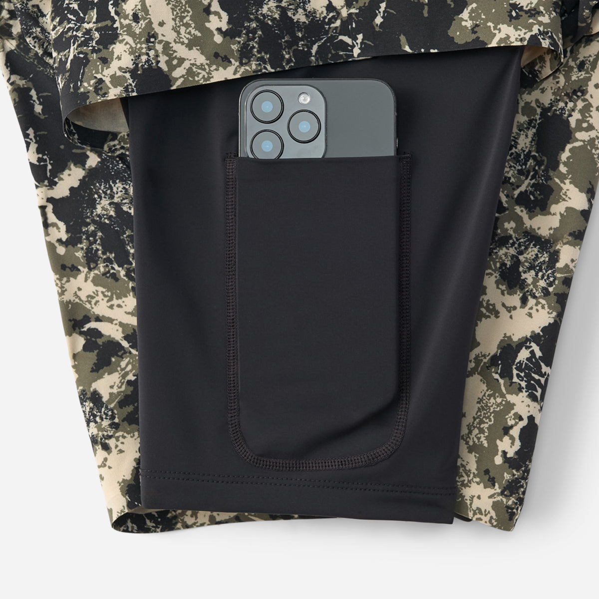 Interval Short (Liner) - Serpentine Camo/yes