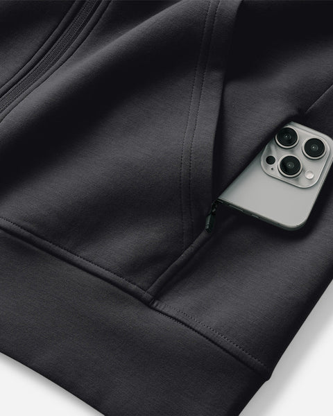 Midweight Tech Hoodie showcase | variant:black