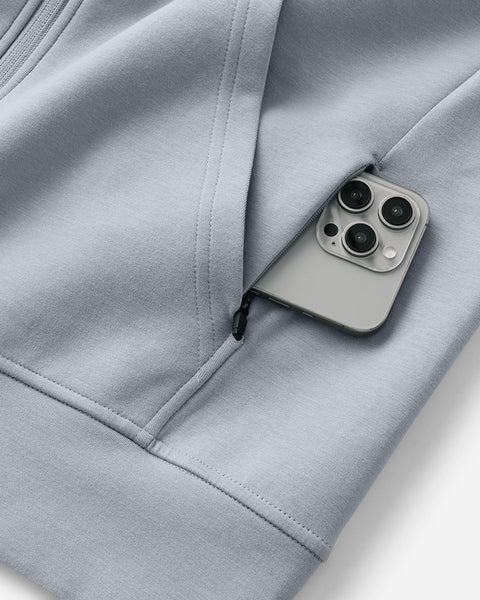 Midweight Tech Hoodie showcase | variant:light grey