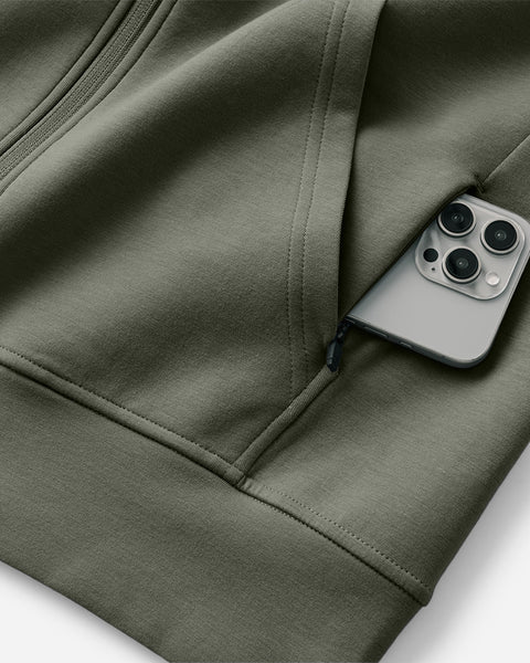Midweight Tech Hoodie showcase | variant:od green