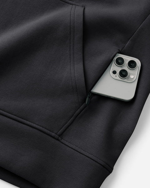 Midweight Tech Hoodie showcase | variant:black