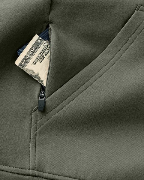 Midweight Tech Hoodie showcase | variant:od green