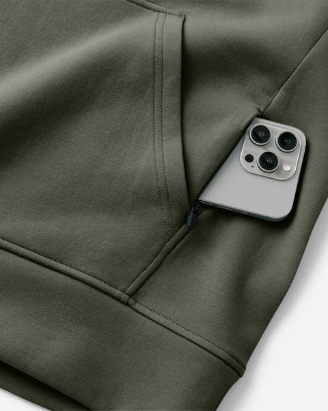 Midweight Tech Hoodie showcase | variant:od green