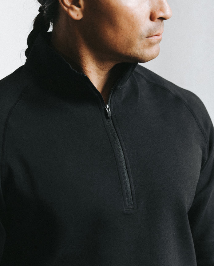 新品　BRIEFING ST LOGO MOCK NECK RELAXED 新品 BRIEFING ST LOGO MOCK NECK RELAXED Cotton Quarter Zip