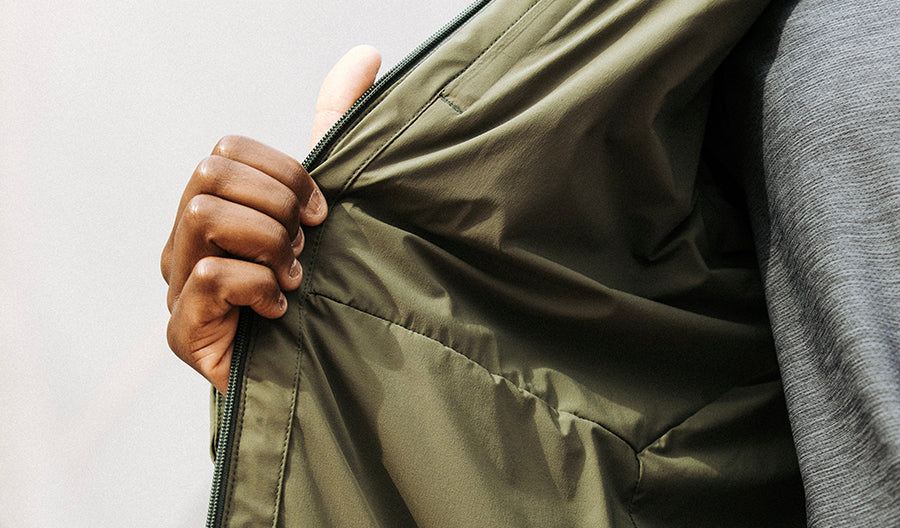 Insulated Tech Jacket: Men's Water-Resistant Technical