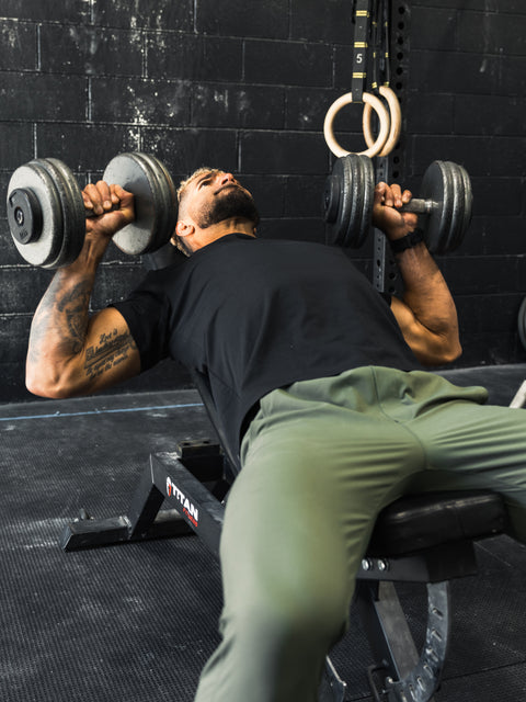 Rep Pant showcase | variant:od-green