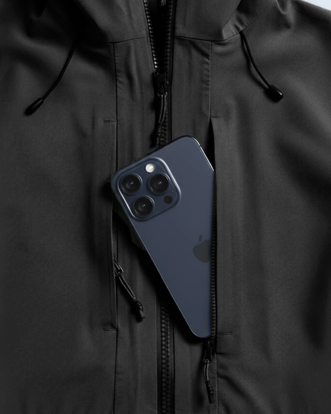 Waterproof Shell Jacket showcase | variant:black