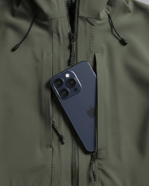 Waterproof Shell Jacket showcase | variant:od green