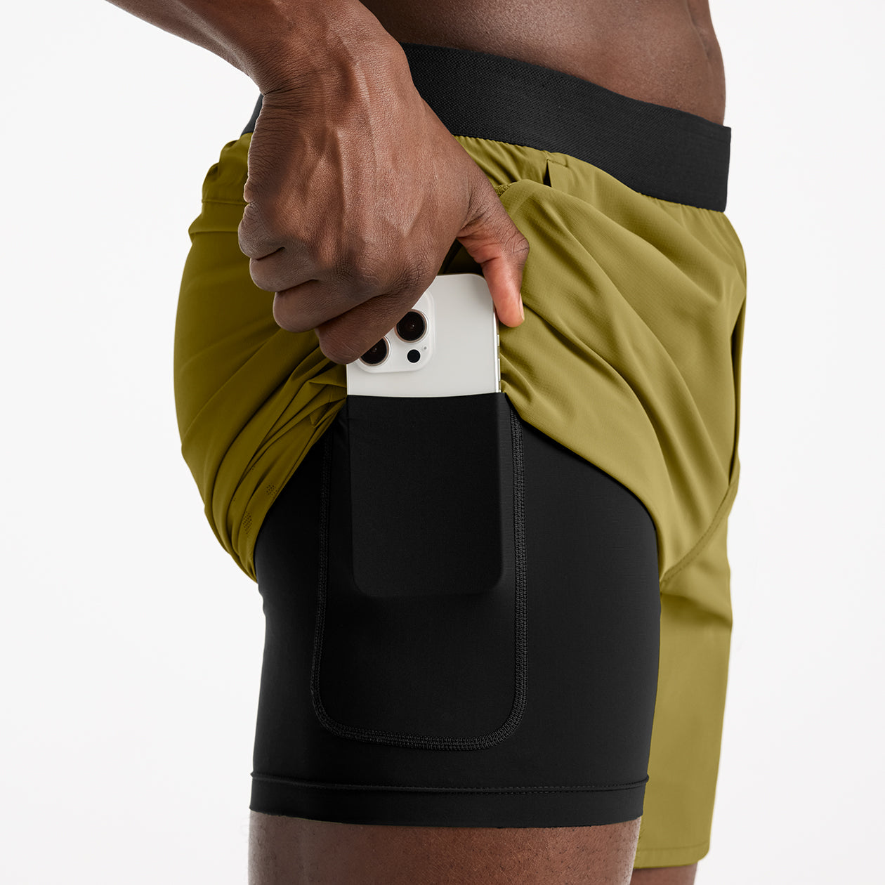 Tactical Short (Liner) - Moss/yes