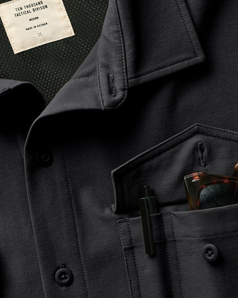 Field Overshirt showcase | variant:black