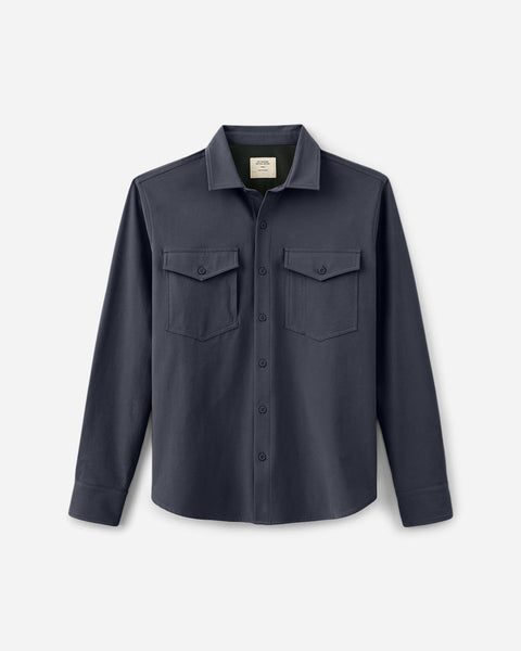 Field Overshirt showcase | variant:midnight