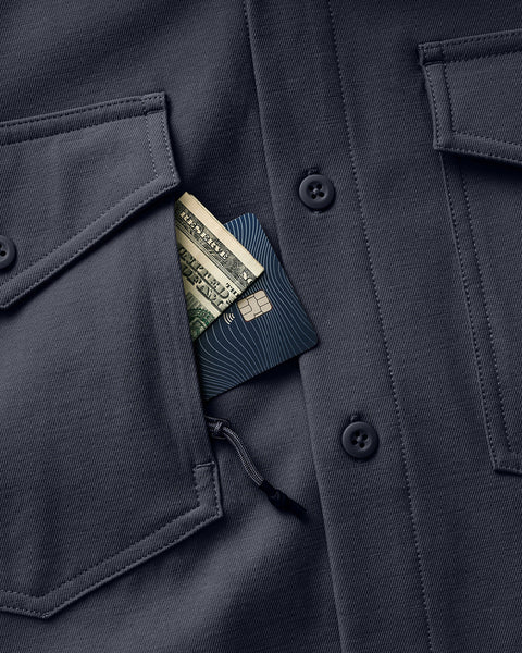 Field Overshirt showcase | variant:midnight