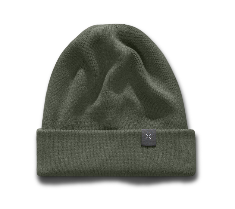 TechBeanie_ODgreen_FoldedFront
