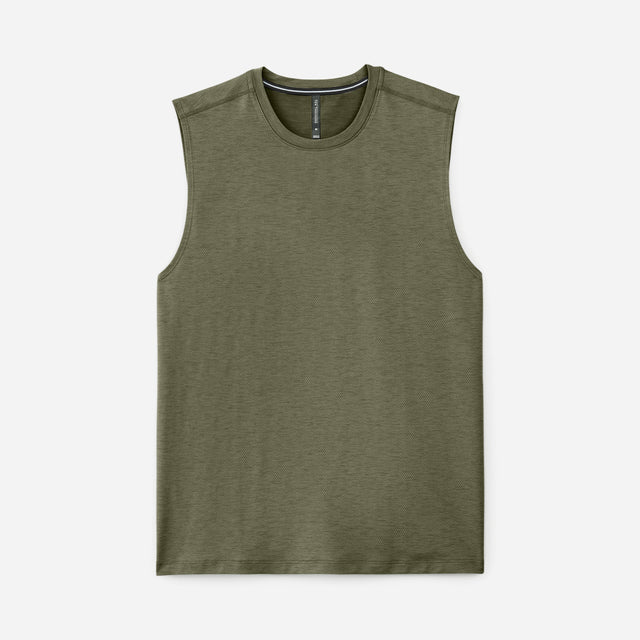 Interval Muscle Tee - OD Green/Muscle Tee