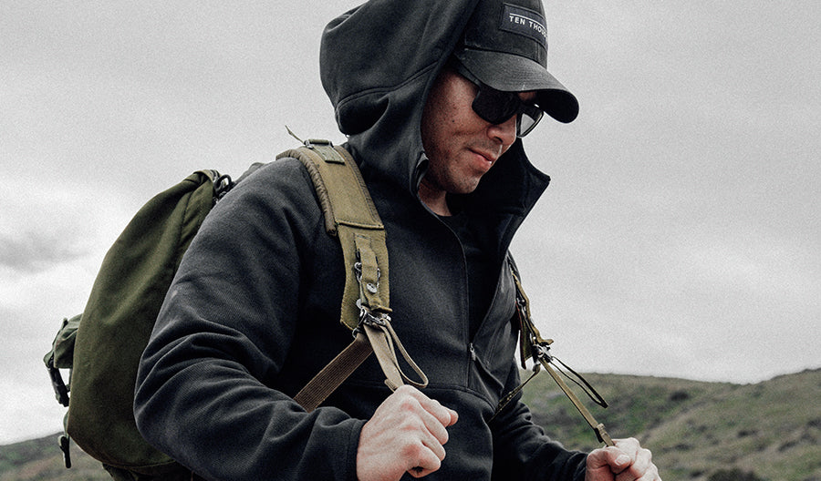 Cali Combat Hoodie - Black & White Diamond – Gnarco