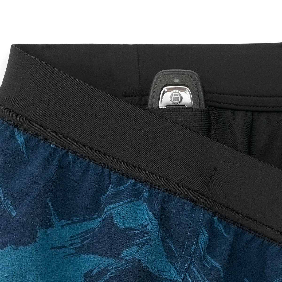 Interval Short (Liner) - Blue Brush Camo