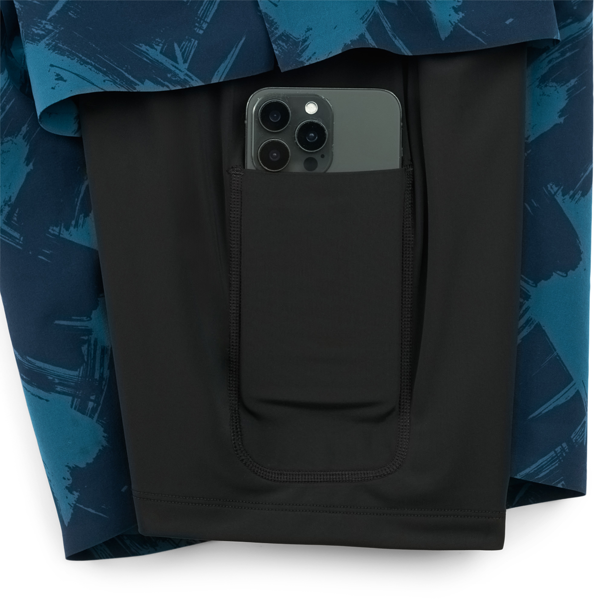 Interval Short (Liner) - Blue Brush Camo/yes