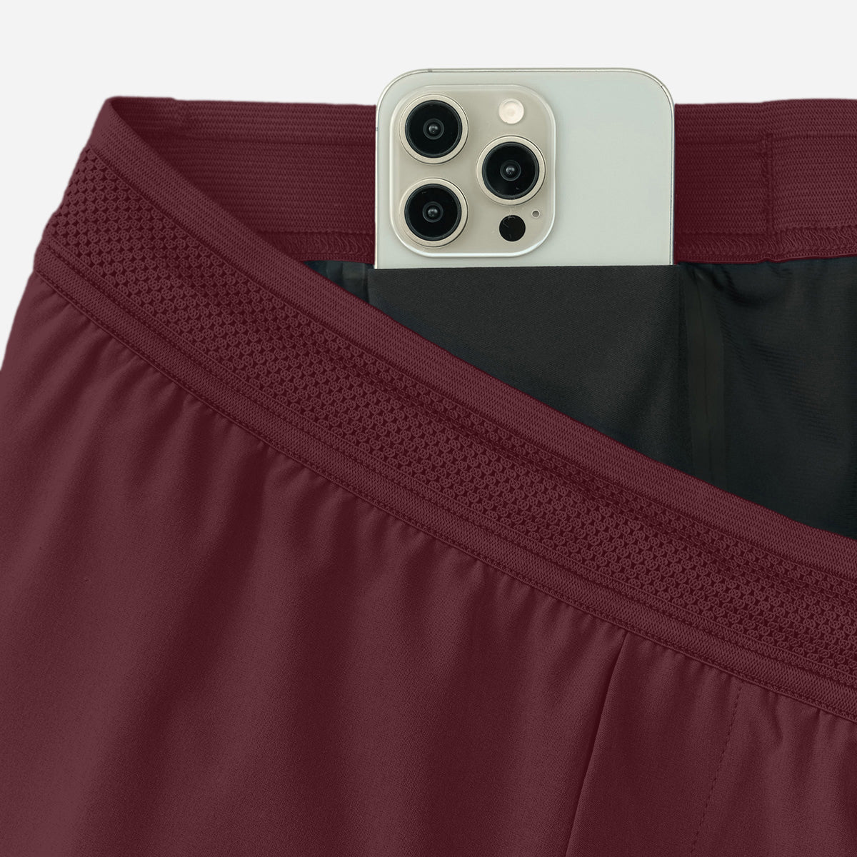 Session Short (Liner) - Maroon